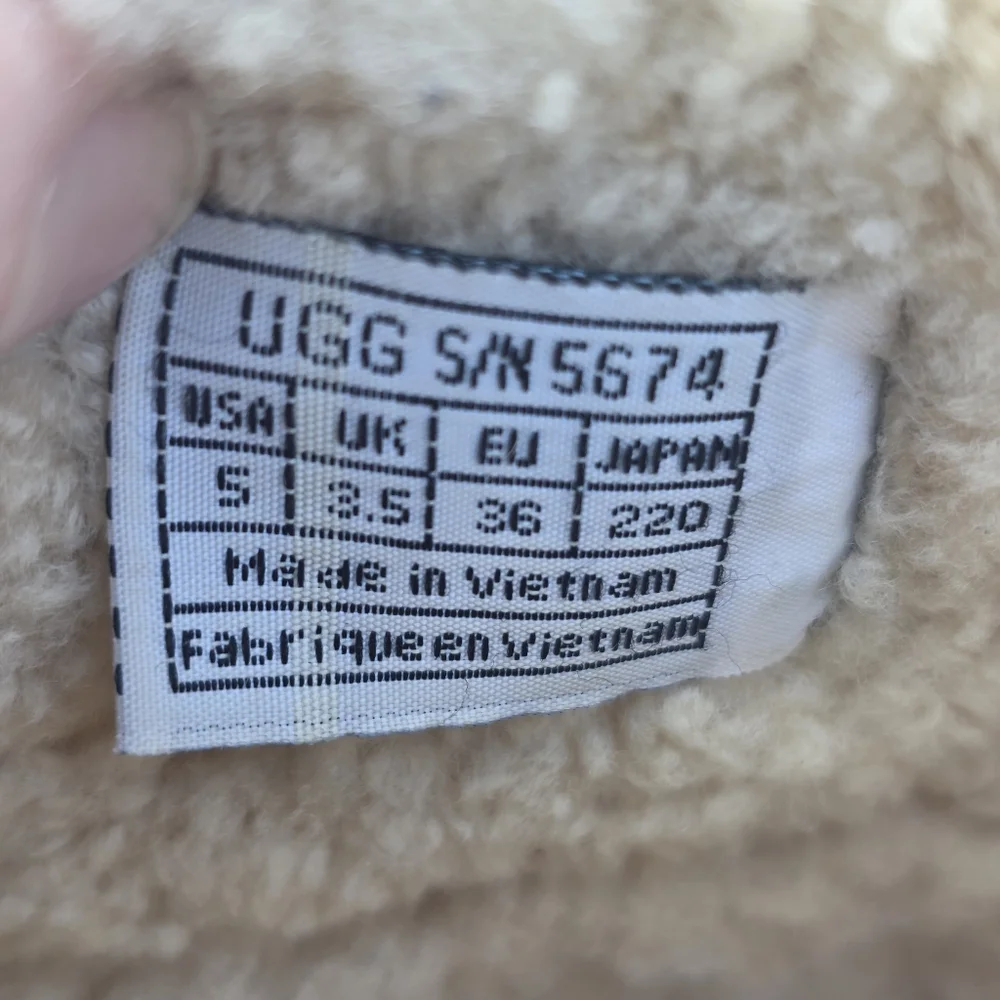 UGG Kids Chestnut Brown Suede Shearling Boots